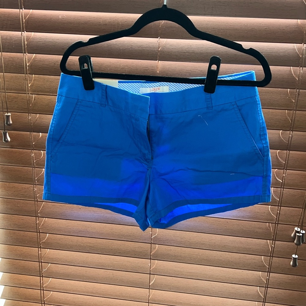 JCrew Blue Chino City Fit 3”Inseam